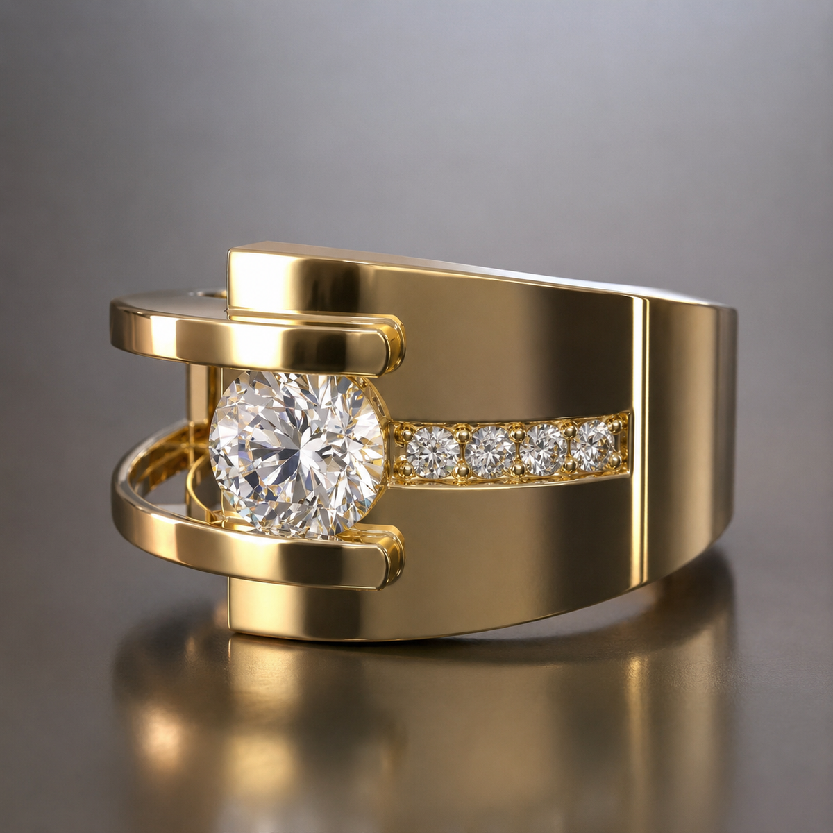 Lyra – Bague vintage irregular com design refinado