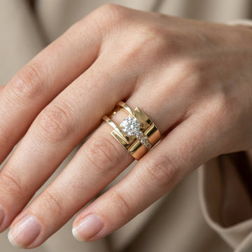 Lyra – Bague vintage irregular com design refinado