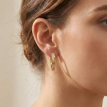 Sophie – Brincos de ouro e pedras preciosas