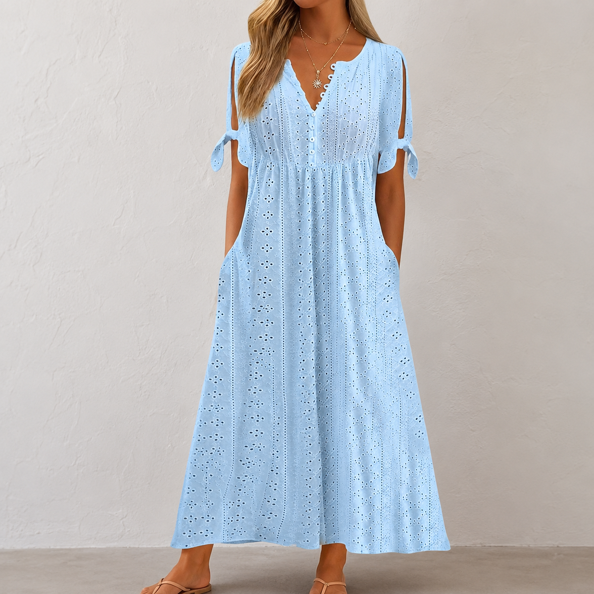 Siena - Vestido boho leve de verão