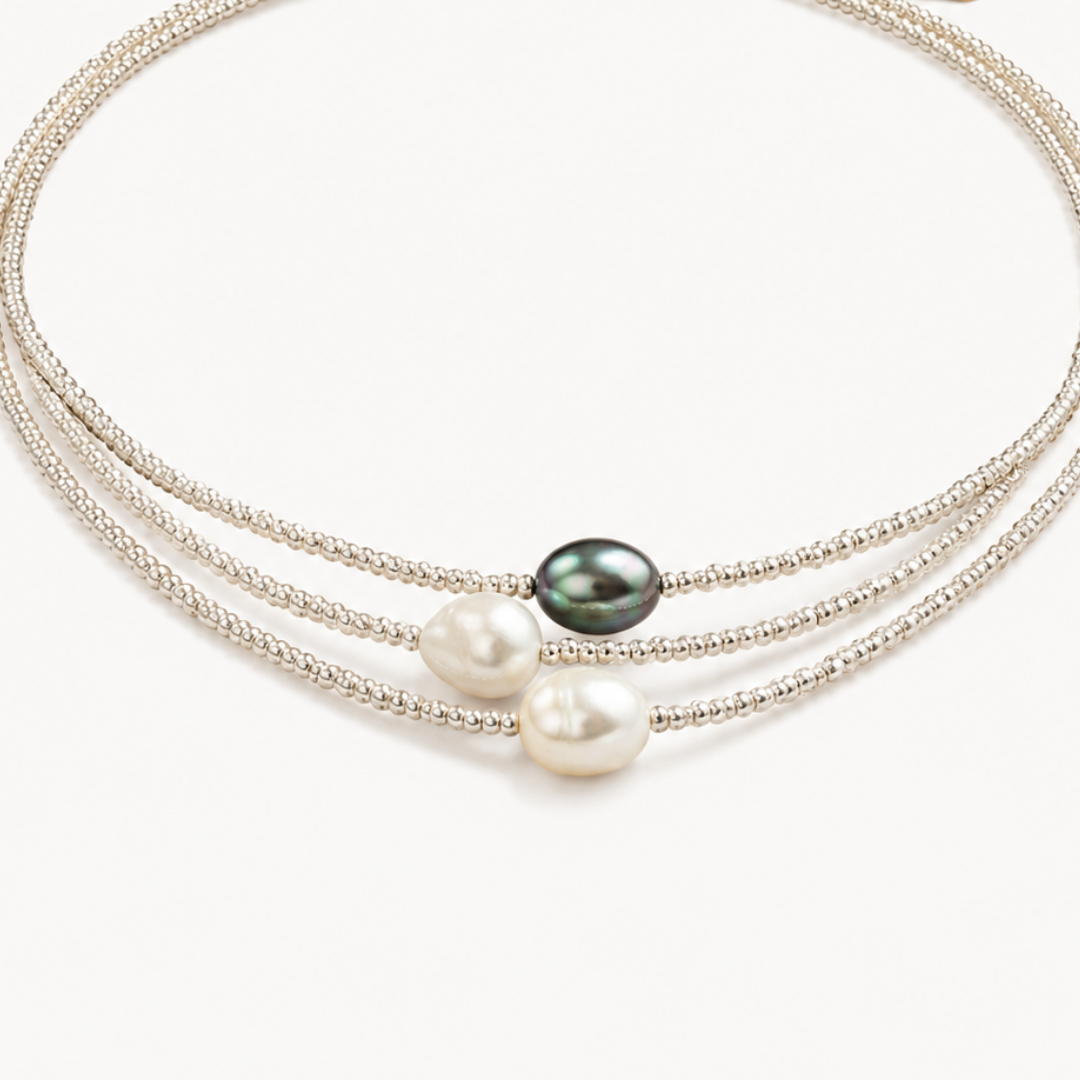 Eternal Grace – Colar de pérolas naturais