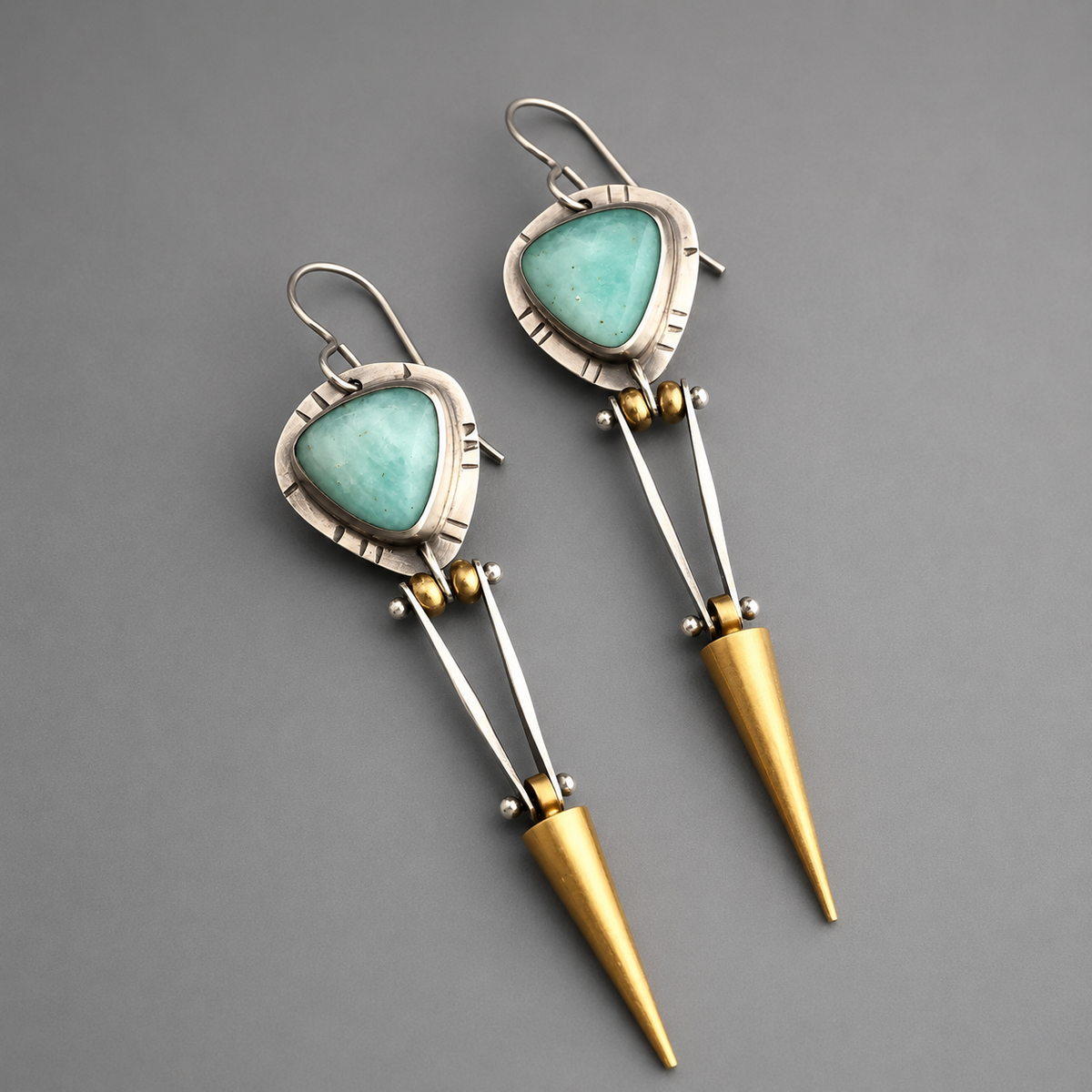 Tahlia – Brincos boho étnicos verdes