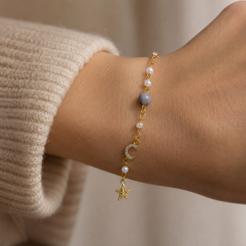 Selina – Bracelet lua e estrela