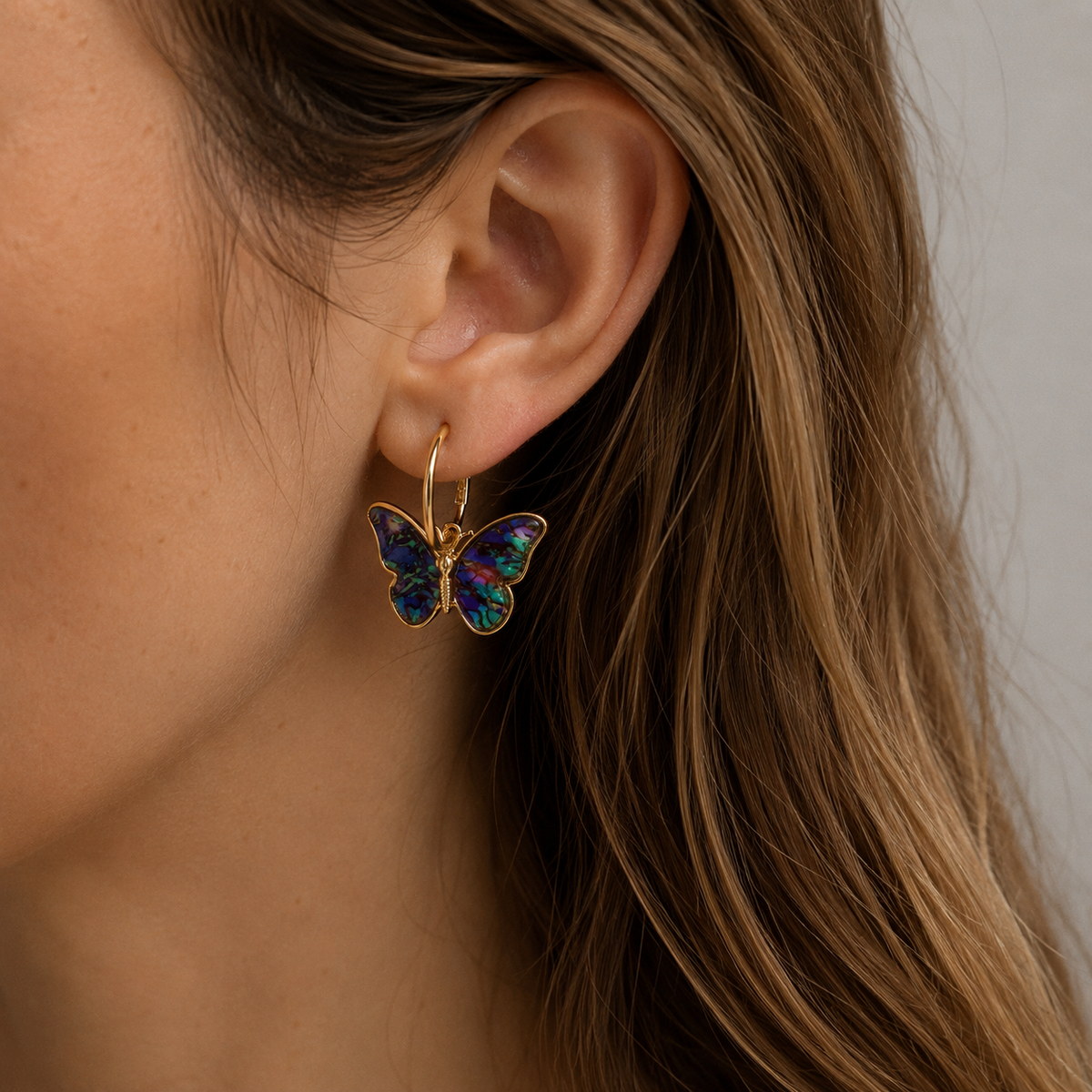 Alina – Brincos de borboleta decorativos