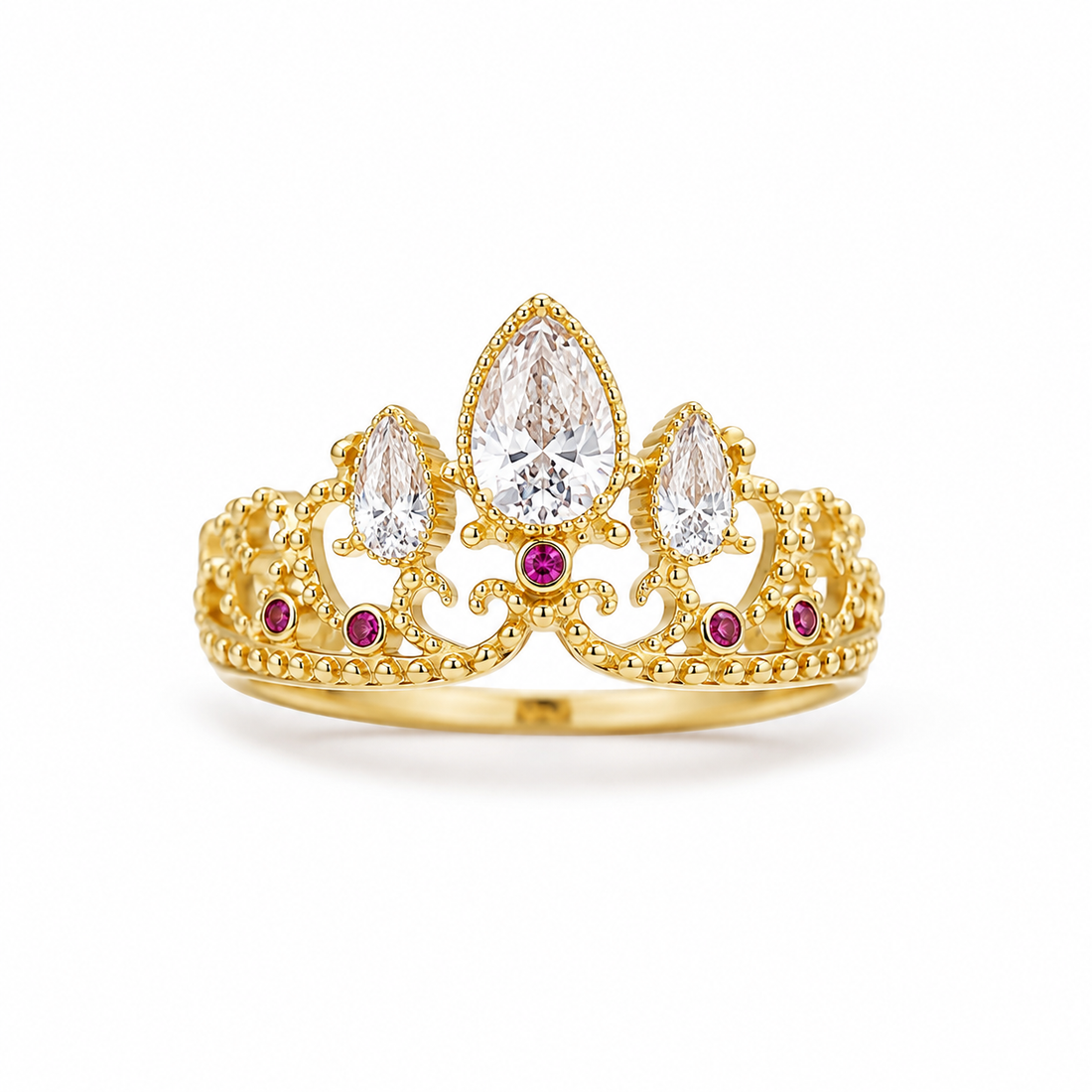 Bague Couronne Raiponce - A Bague Couronne Dourada de Raiponce