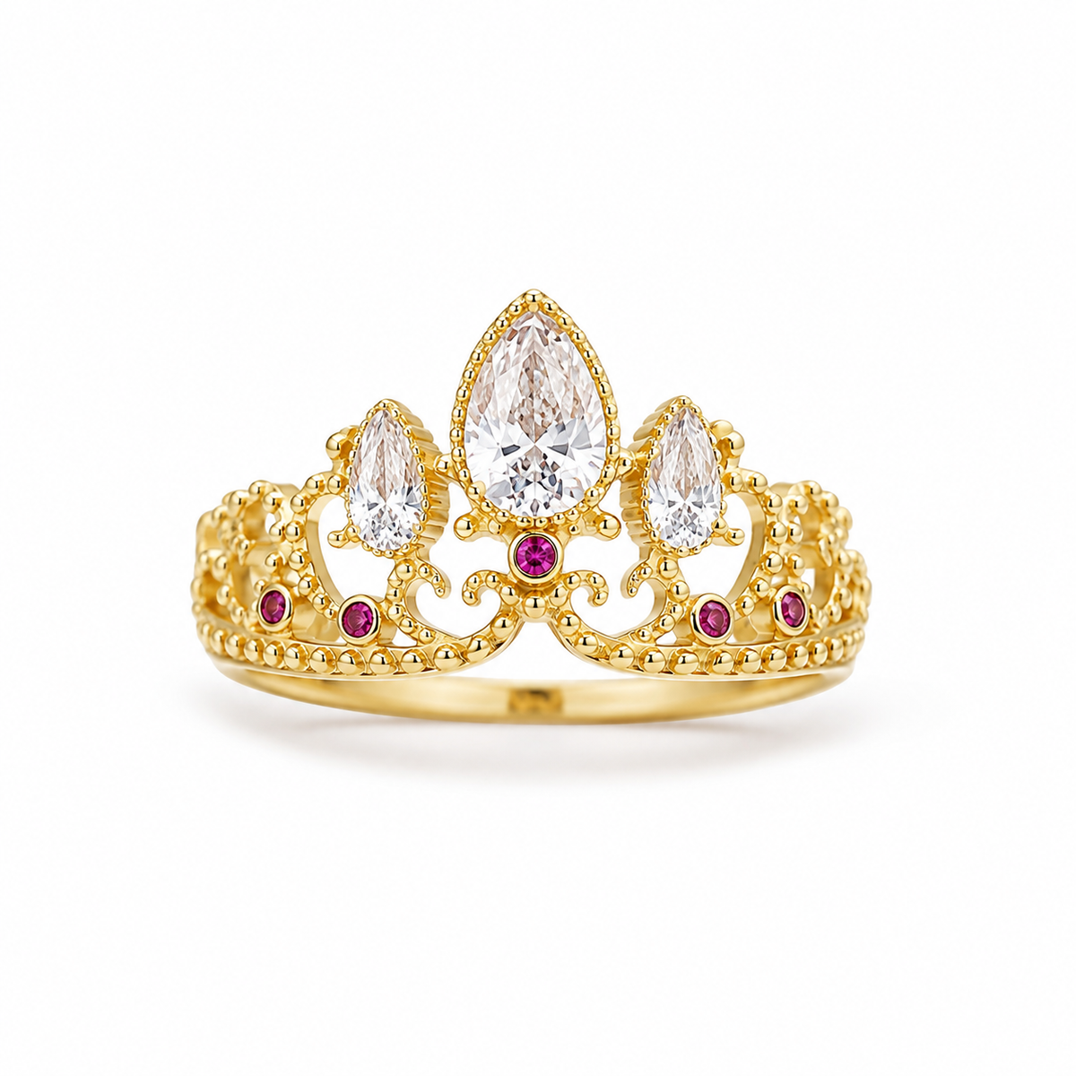 Bague Couronne Raiponce - A Bague Couronne Dourada de Raiponce