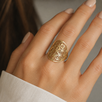 Myrrha – Bague energética Flor da Vida