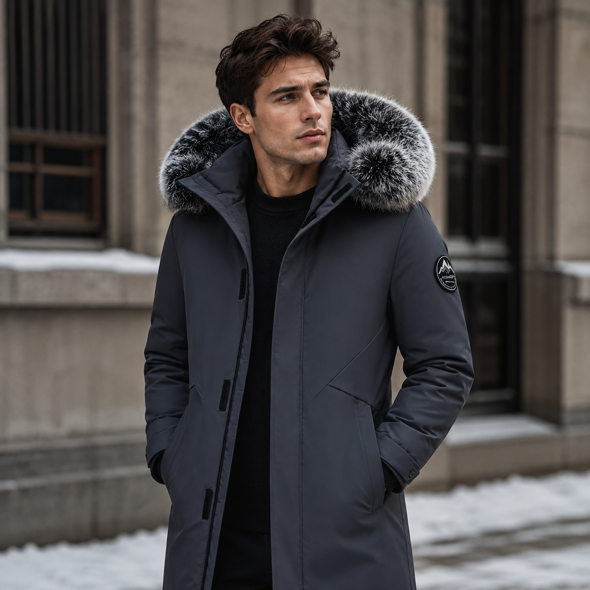 Crosby - Jaqueta masculina com capuz