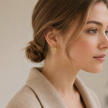 Lea – Brinco clip brilho de fogo