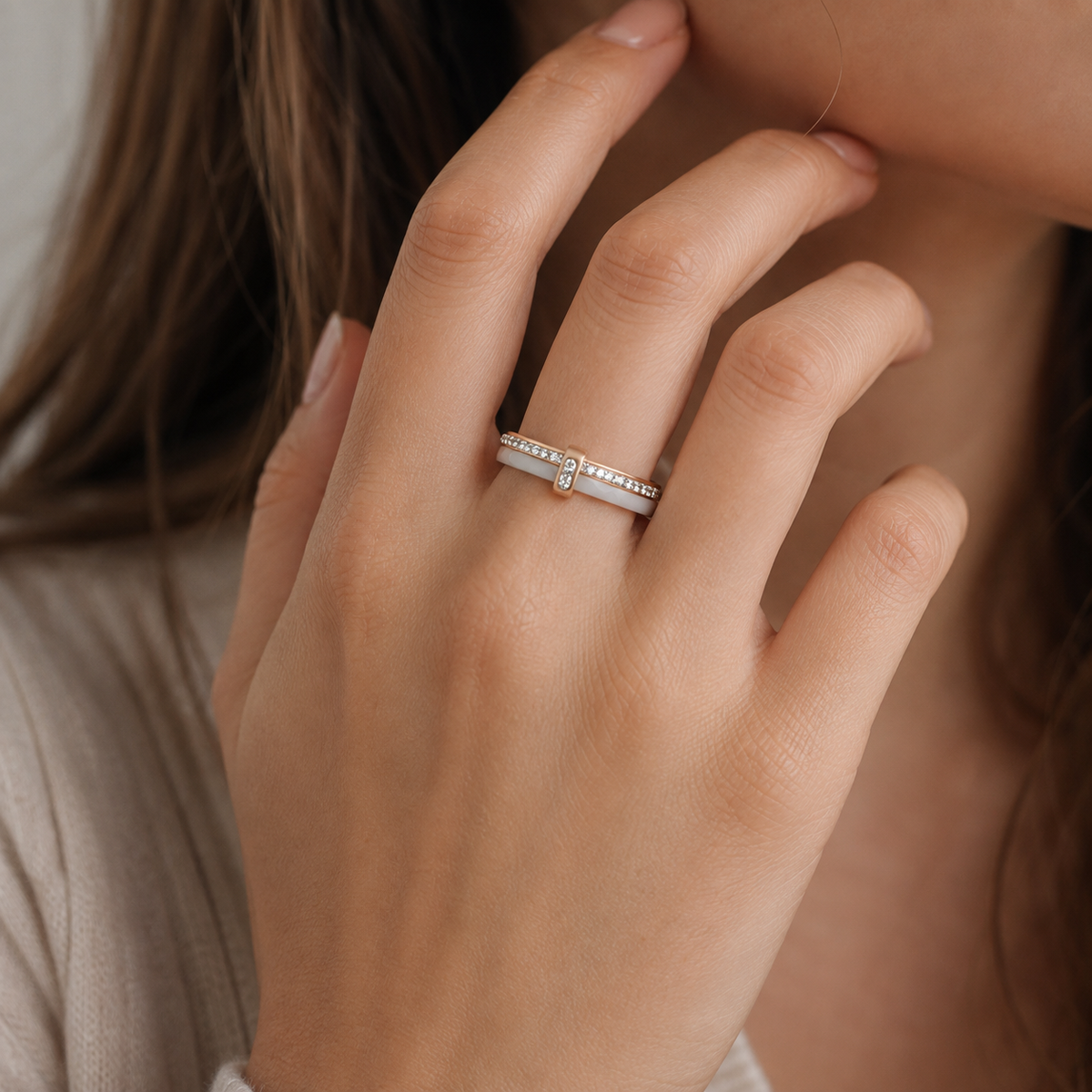 Cerelia – Bague de luxo com design minimalista