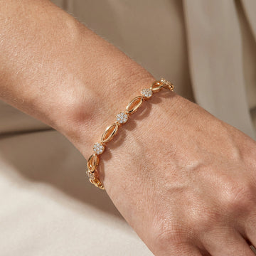 Maelis – Bracelete em elos alongados