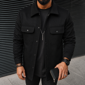 Finn - Sobrecamisa masculina casual com botões