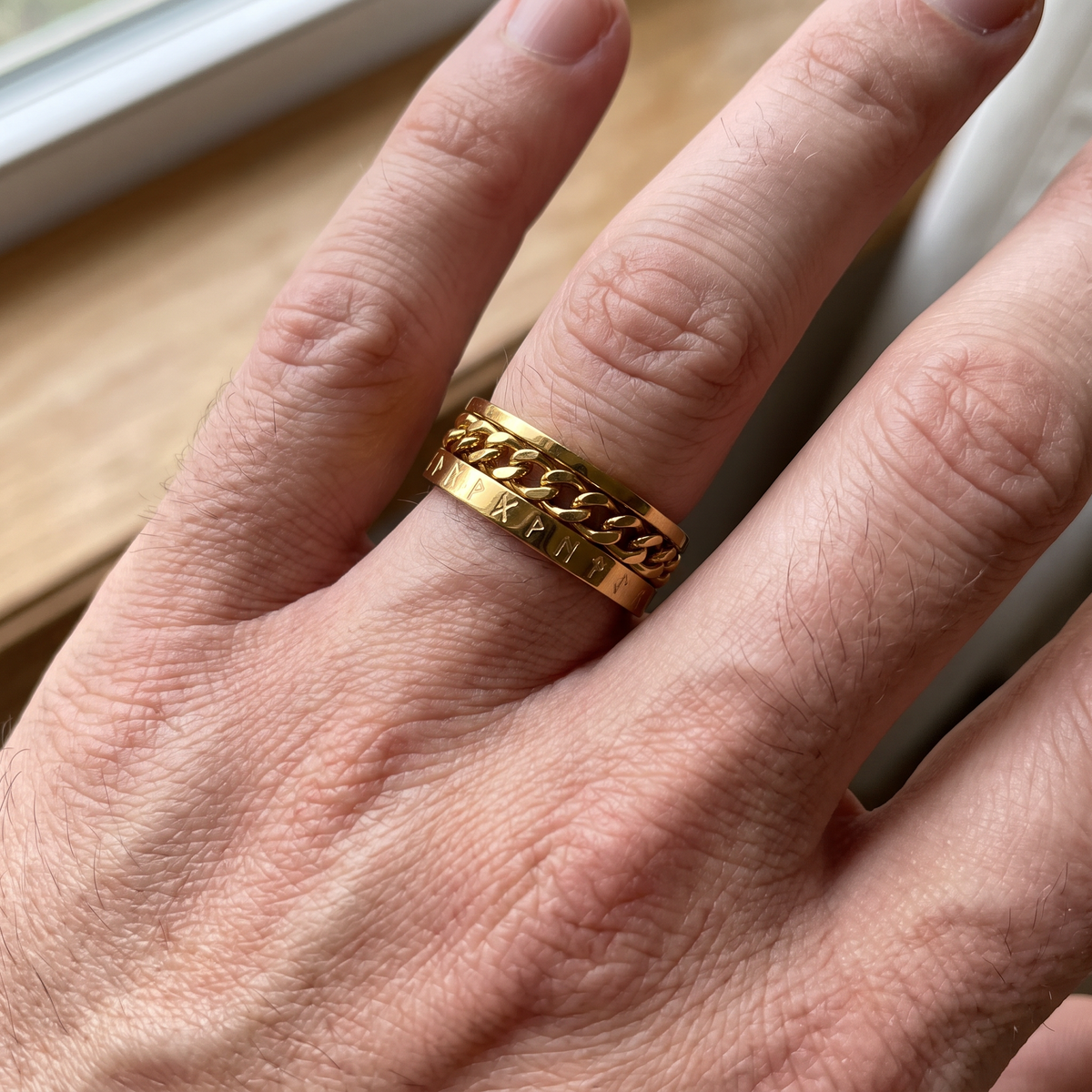 Eirik – Anel nórdico vikingue em 3 cores