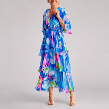 Denise - Vestido Estiloso em Camadas