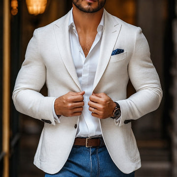 Loui - Blazer Elegante com Lapela e Dois Botões