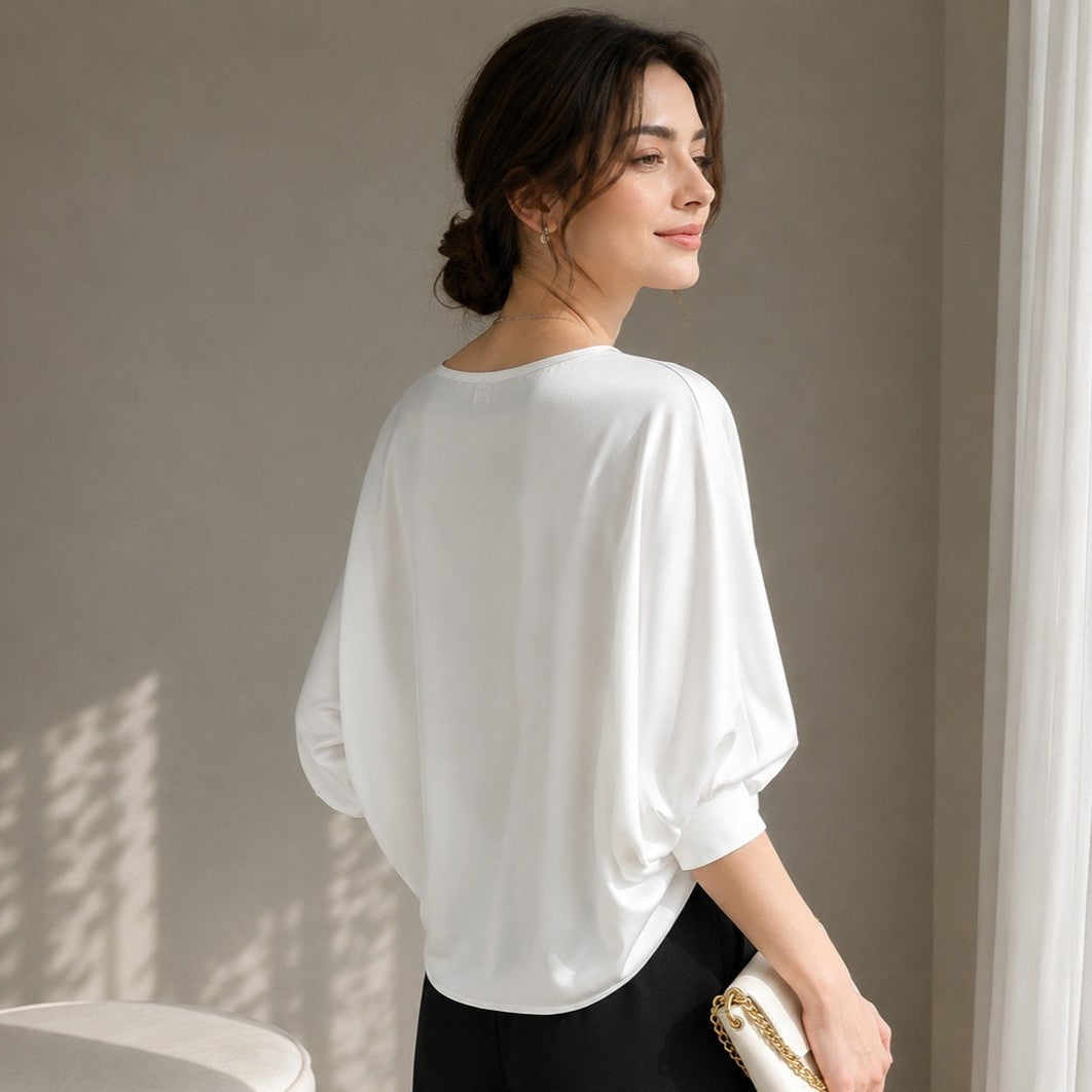 Shanice - Blusa Elegante de Caimento Solto