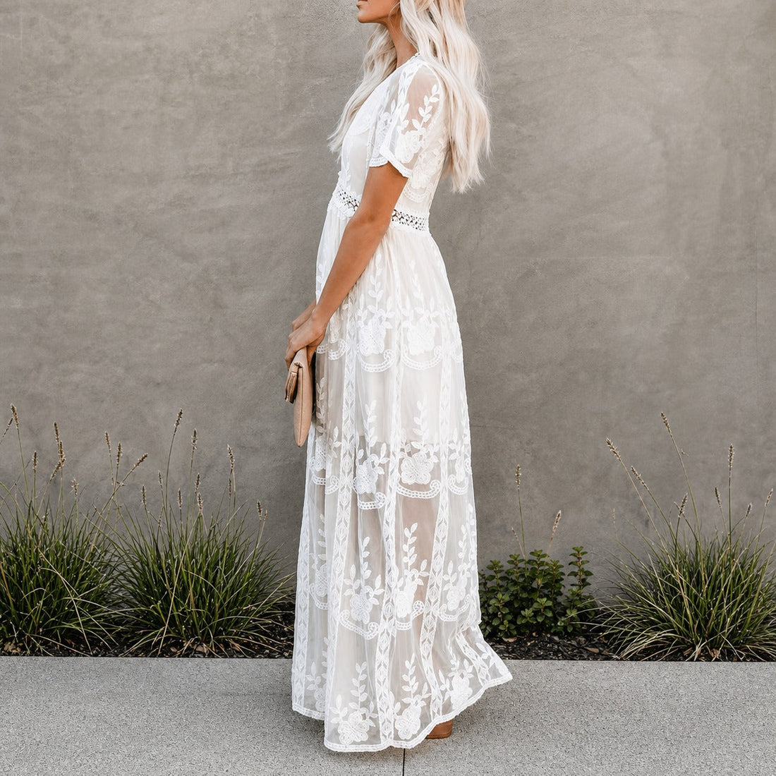 Alison - Vestido Maxi de Chiffon Estiloso