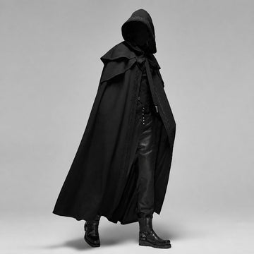Lucien - Capa com capuz estilosa no estilo gótico