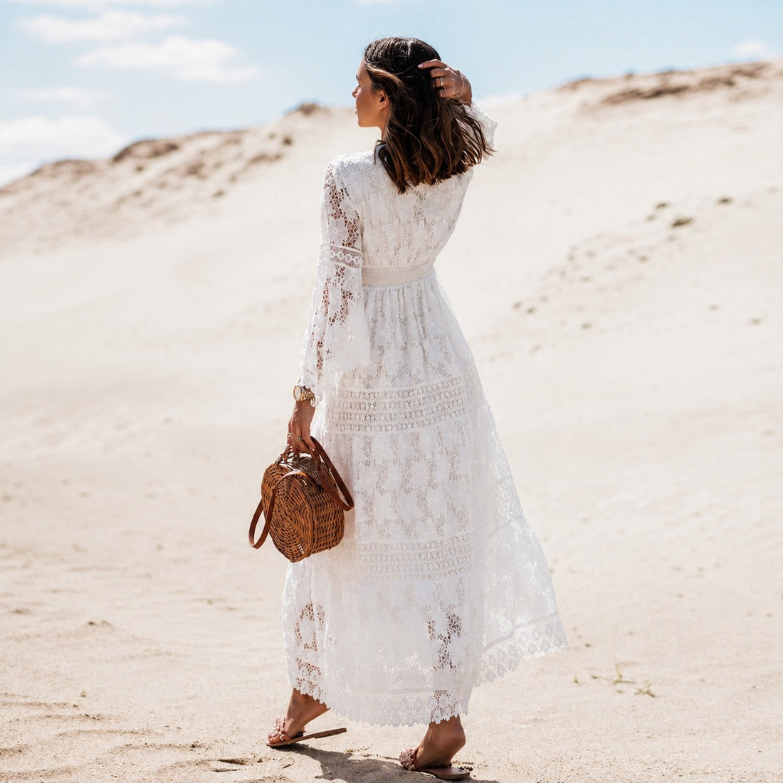 Betty - Vestido Maxi Boho Flutuante Estiloso