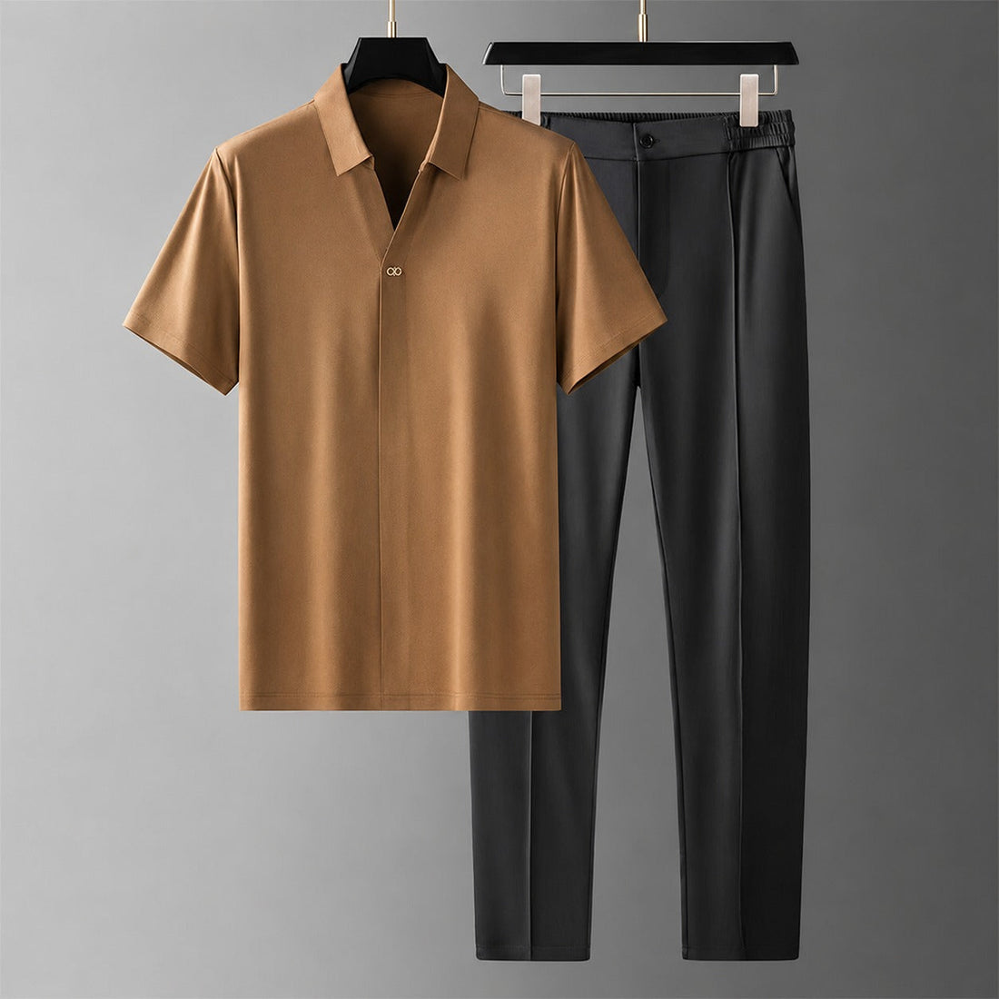 Randall - Conjunto Casual de Polo e Calças