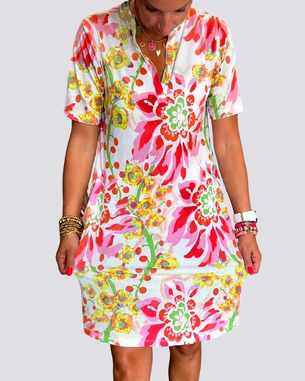 Pauline - Vestido com Estampa Floral