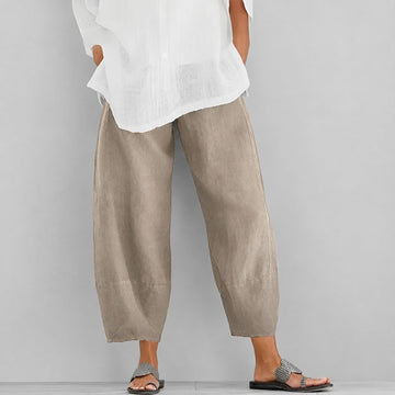 Alethea - Calça de verão casual e folgada