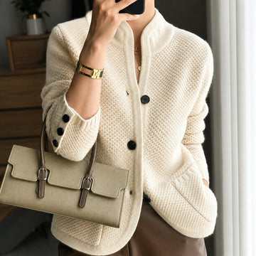Edda - Cardigan quente com botões