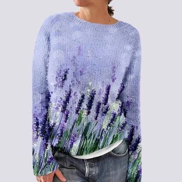 Liliane - Suéter de lã feminino para o inverno