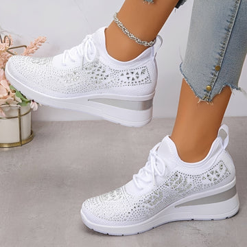 Elodie - Tênis Estilosos e Confortáveis com Detalhes de Strass