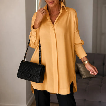Lauren - Camisa Elegante de Manga Longa