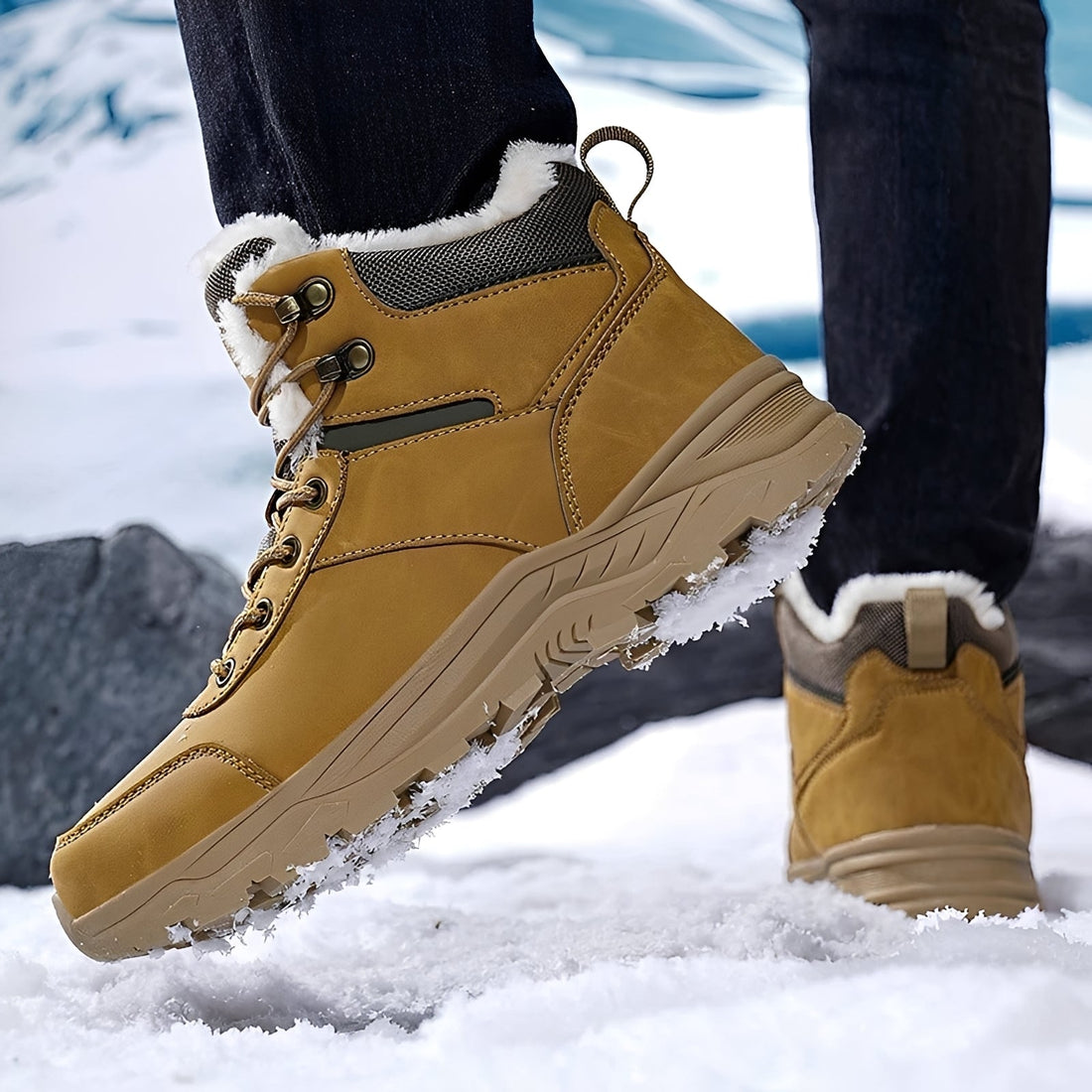 Franklin - Botas de Inverno para Homens, quentes