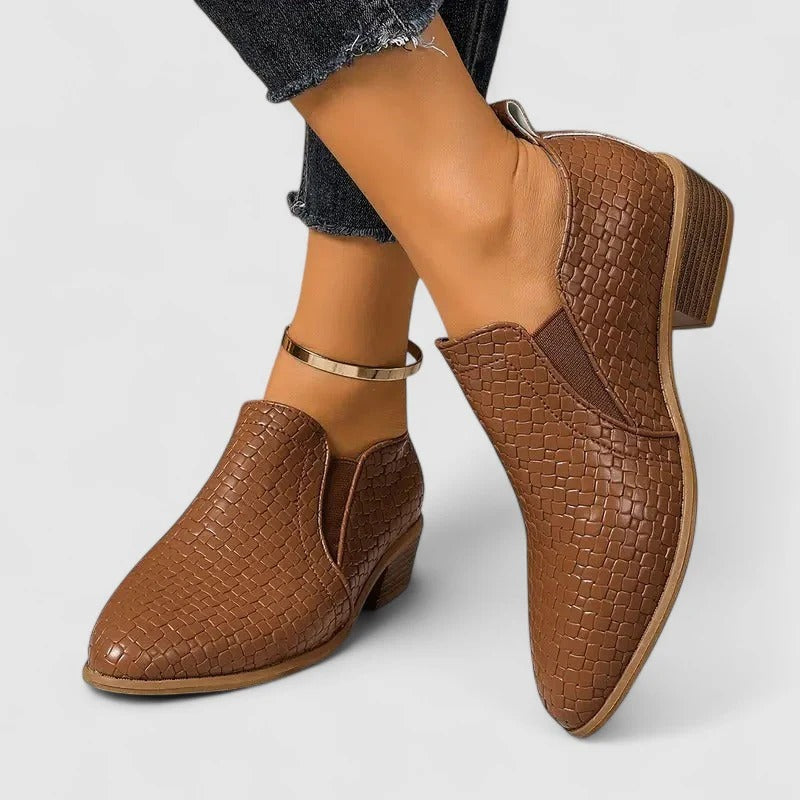 Ellie - Mocassins Chunky com Bico Fino