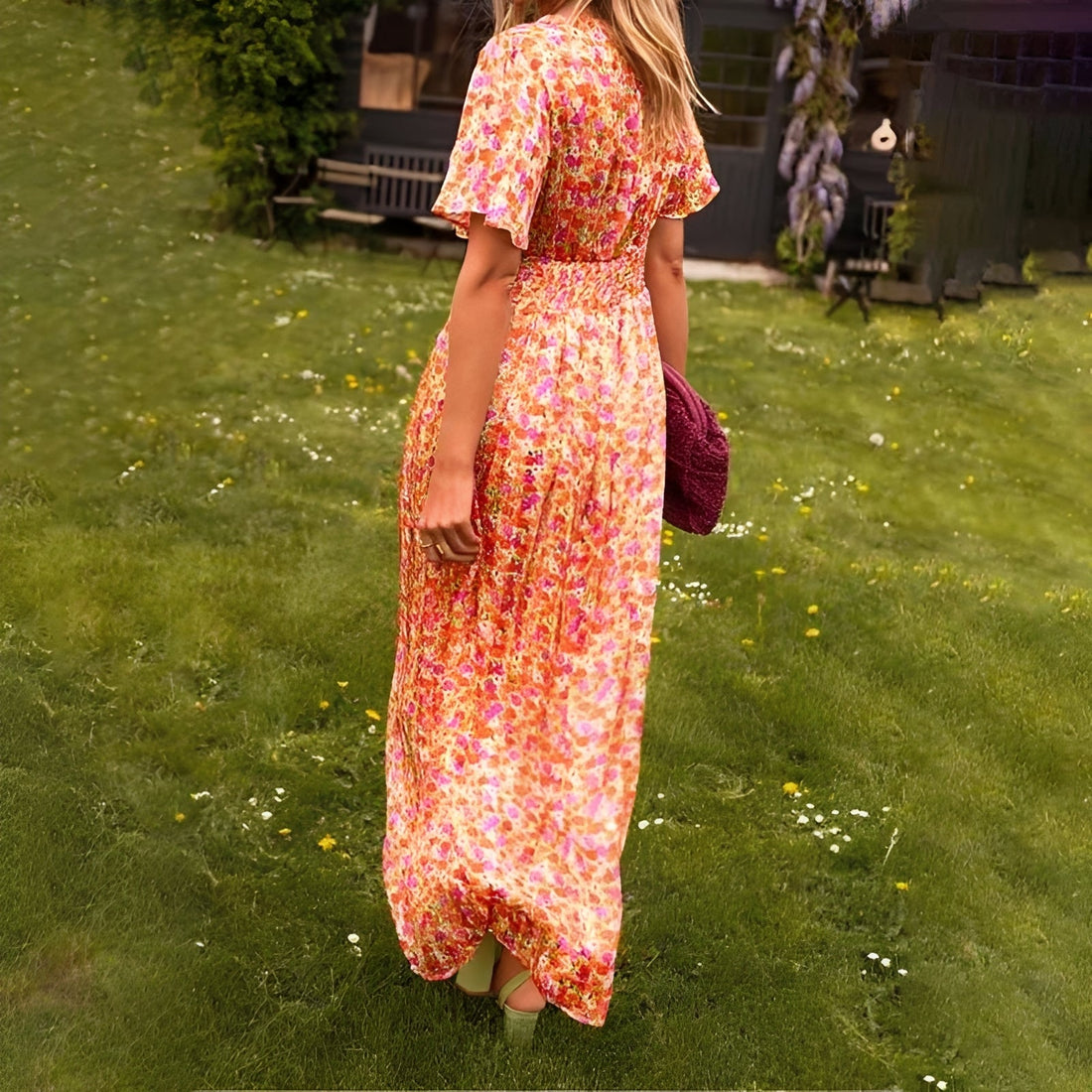 Ophelia - Vestido Estiloso com Decote V
