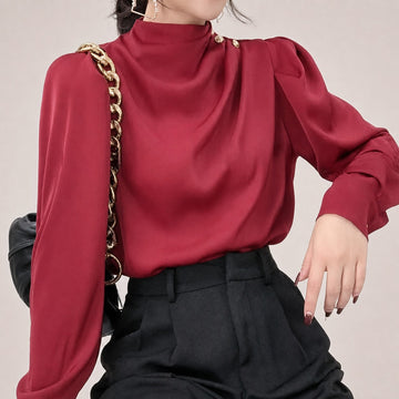 Susan - Blusa Elegante de Caimento Solto