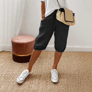 Ella - Shorts casuais com propriedades de absorção de umidade