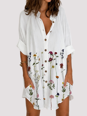 Esha - Vestido Estiloso de Manga Longa