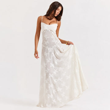 Jazmine - Vestido Maxi Slim Estiloso