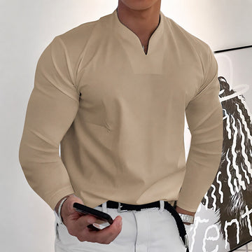 Corentin - Camisa estilosa de manga comprida para homens