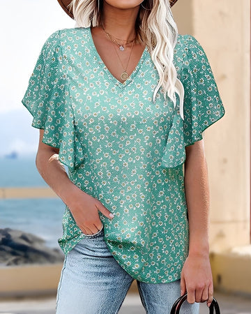 Vendee - Blusa Estilosa Plissada