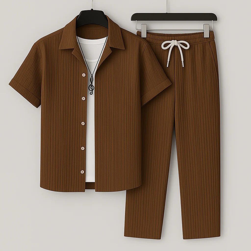 Kamil - Conjunto Listrado Casual
