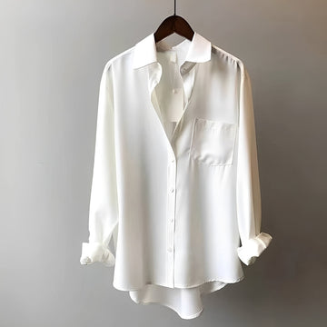 Hajra - Blusa Formal com Lapela