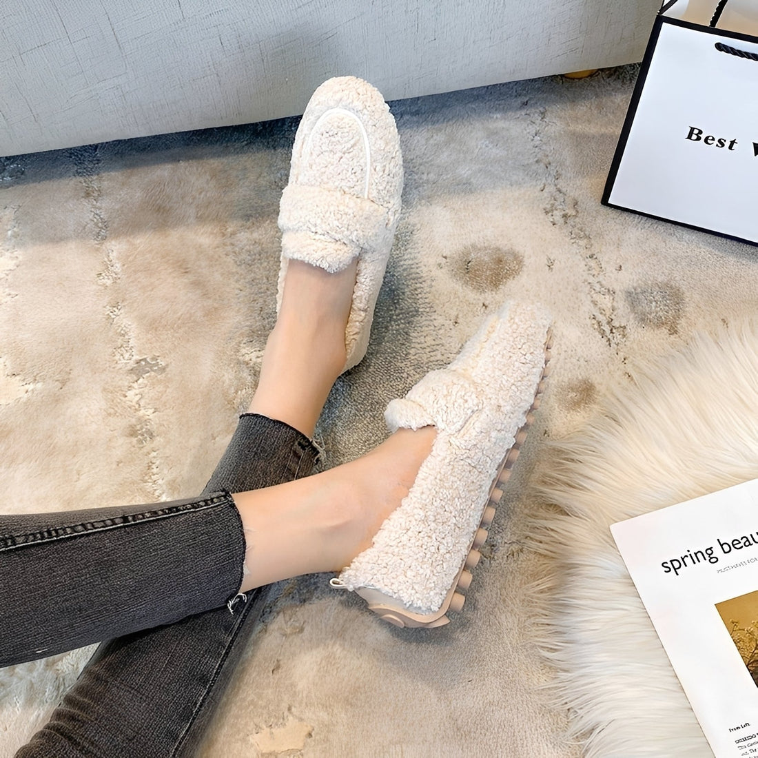 Viola - Pantufas confortáveis e elegantes