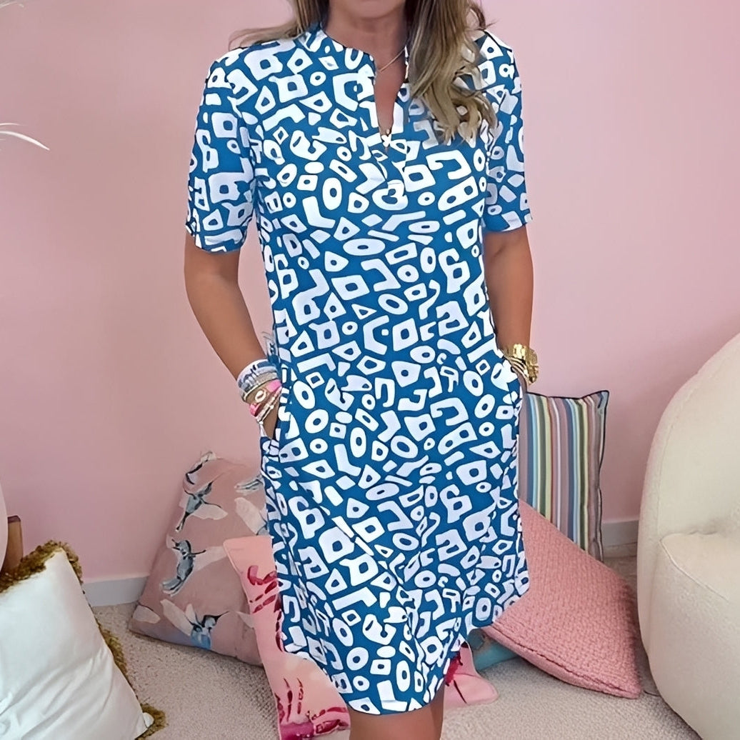 Emelia - Vestido Estiloso com Decote em V