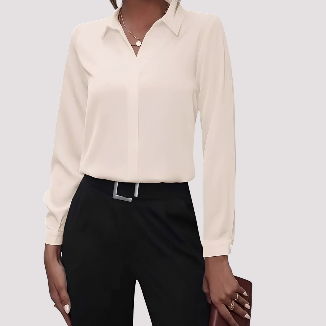 Alisa - Camisa Elegante com Botões