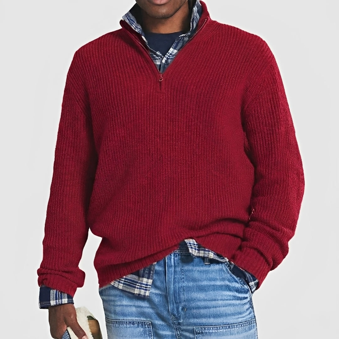 Sean - Suéter masculino com zíper