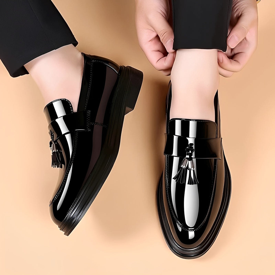 Jeevan - Sapatos Formais com Solas de Borracha Macia