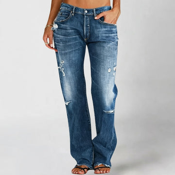 Stacey - Jeans Estilosos de Perna Larga