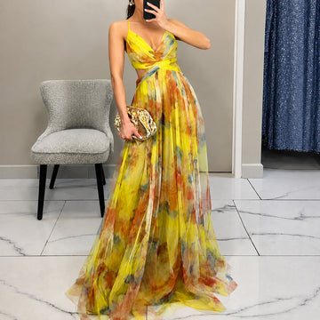 Michelle - Vestido Maxi Floral