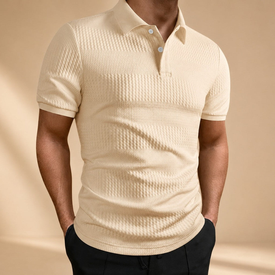 Robyn - Camisa Polo Casual Texturizada
