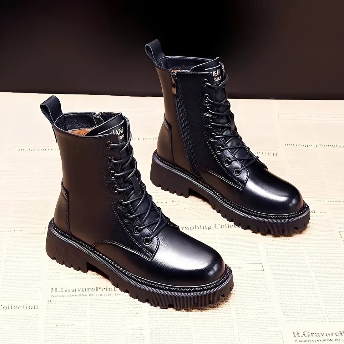 Adelpha - Botas de inverno pretas para dias frios